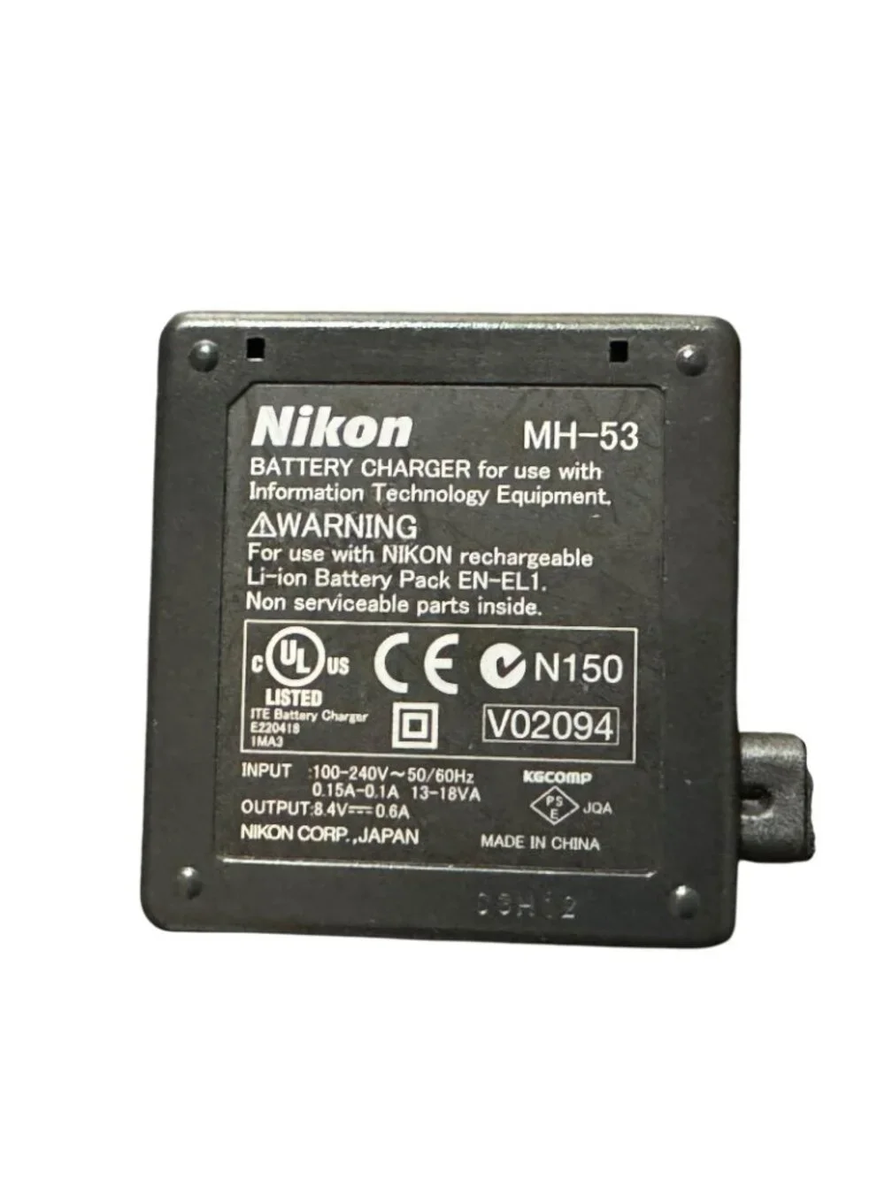 Nikon MH-53 Camera Battery Charger for Nikon EN-EL1 Battery Genuine OEM